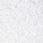 Glass tube beads 1,7 mm White