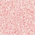 Glass tube beads 1,7 mm Transparent rose