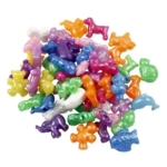 Novelty Shape Beads Mix, 25 mm, animals