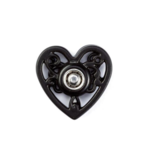 Prym Snap Fasteners Hearts, 2 pcs Black