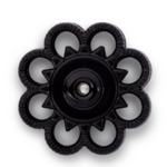 Prym Snap Fasteners Flowers, 2 pcs Black