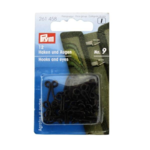 Prym Hooks and eyes 12 pcs Black