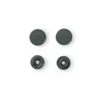 Prym Snap Fasteners Plastic, 30 pcs Dark grey
