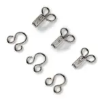 Prym Silver Metal Hooks and eyes, 12 pcs
