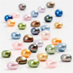 Freshwater Pearls On String 5-6 mm, Mix Colours