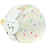Lana Grossa COOL WOOL BABY 351 White/blue/green/yellow