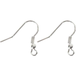 French ear hook 18 mm, 10 pcs
