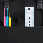 Shoulder bag for yarn, black