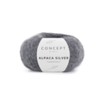 Katia Alpaca Silver 256 Dark grey-silver