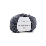 Katia Cotton-Merino 107 Dark grey