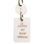 Go Handmade Wooden Row counter chain, Numbers 1-10