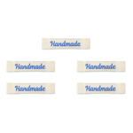 Handmade, Lang Natur, blå, Magnolia Script