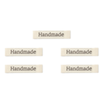 Handmade, Lang Natur, sort, Harnet Serif