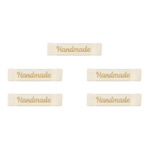 Handmade, Lang Natur, guld, Magnolia Script