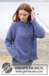 245-35 Moonlit Ocean Cardigan by DROPS Design