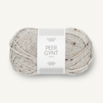 Sandnes Peer Gynt 1035 Light grey melange leaf fall tweed