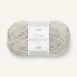 Sandnes Tynn Peer Gynt 1034 Light Grey Melange with Natural Tweed