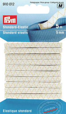 Prym Elastic White 5 mm, 5 m