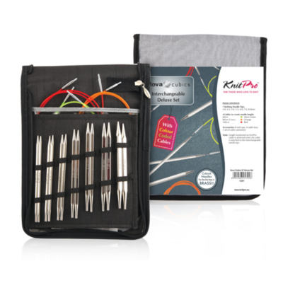 KnitPro NOVA CUBICS Interchangeable Circular Needle Set Deluxe