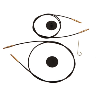 KnitPro Cable Black Gold (40-150 cm)