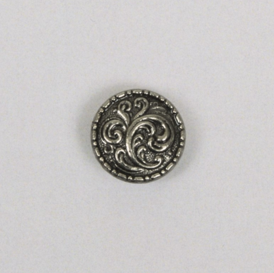 Tin button 21mm w / eye LEAF
