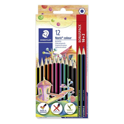 STAEDTLER Noris Club 185 Coloured Pencils, 12 pcs