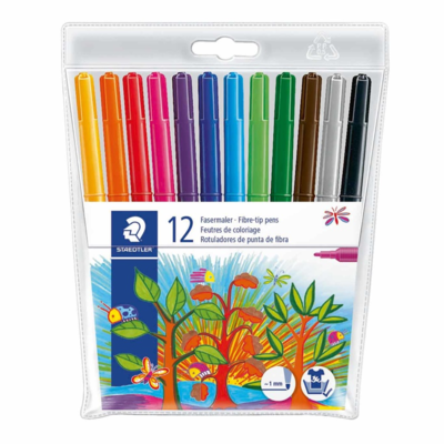 STAEDTLER Noris Club 325 Fibre-tip pens, 12 pcs