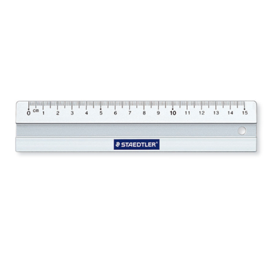 STAEDTLER Aluminum Ruler 15 cm