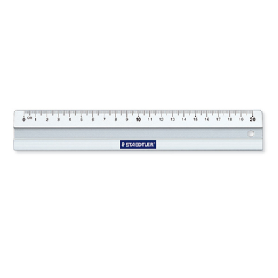 STAEDTLER Aluminum Ruler 20 cm