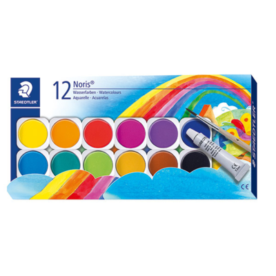 STAEDTLER Noris Club 888 watercolors, 12 colors