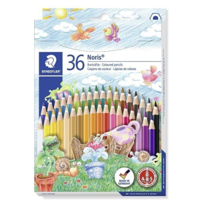 STAEDTLER Noris Aquarell Coloured Pencils, 36 pcs