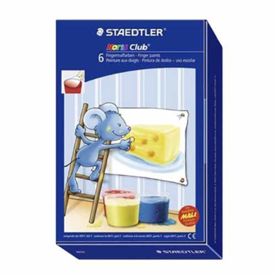 STAEDTLER Noris Finger Paint 100 mL, 6 colores