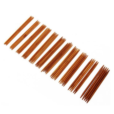 Double Pointed Needle Set Bamboo 20 cm (2.00-10.00 mm)