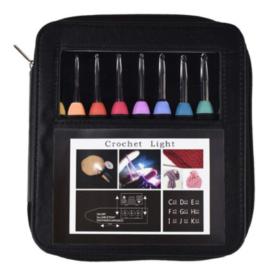 The Crochet Light, Crochet Hook Set, Black
