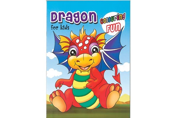 Colouring Book A4 Dragon, 16 pages