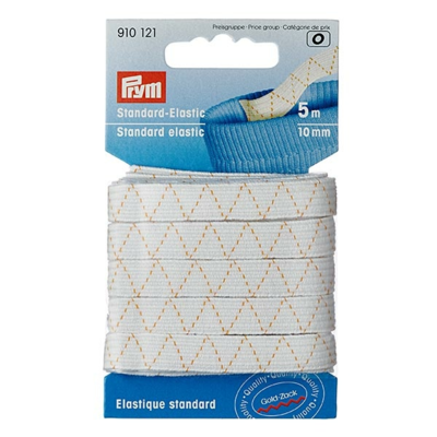 Prym Elastic White 10 mm, 5 m
