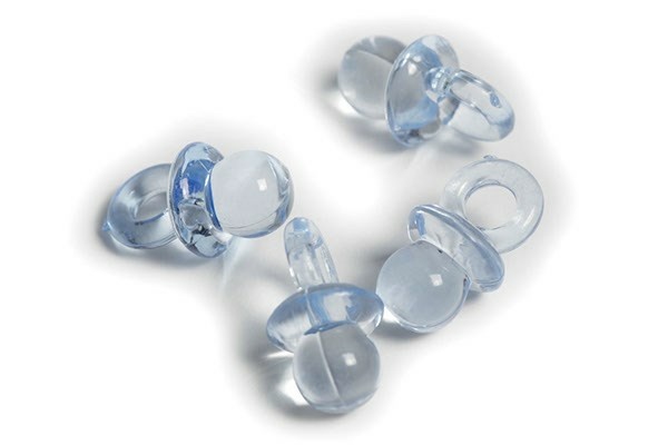 Craft Line Pacifiers Light blue 20 mm, 10 pcs
