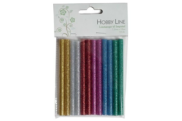 Hobby Line Glue sticks with mica 7.2 mm, 12 pcs