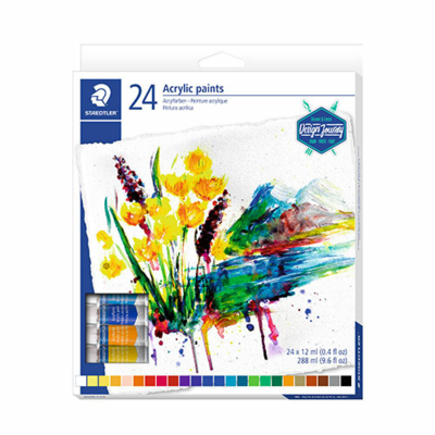 STAEDTLER Karat Acrylic Paints, 24 pcs
