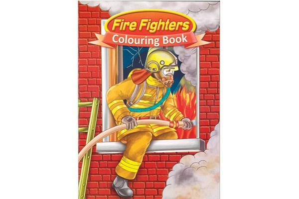 Colouring Book A4 Fire Fighters, 16 pages