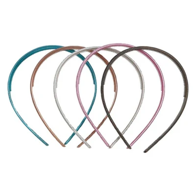 Headband Plastic Mother of pearl 10 mm, 10 pcs