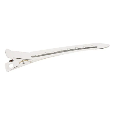 Silver-Plated Alligator Clip 9 cm, 10 pcs
