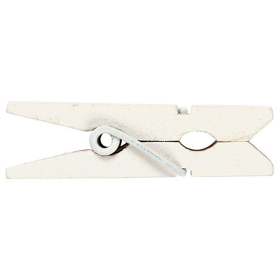 Mini clothes pegs, 35 x 7 x 9 mm, 20 pcs