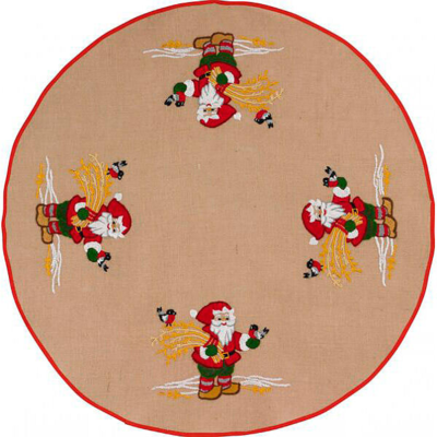 Christmas tree carpet Embroidery kit Santa Claus