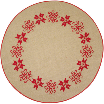 Christmas tree carpet Embroidery kit Stars