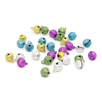 HobbyArts Bells Metallic pastel, 30 pcs