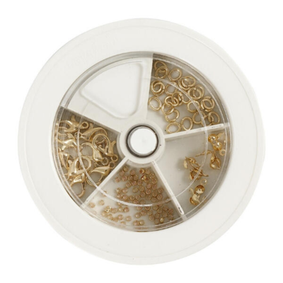 Starter set with jewellery wire, gold-plated