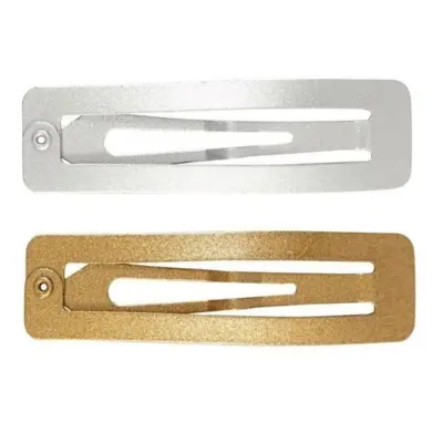 Hair Slide, Gold/silver, 4 pcs.