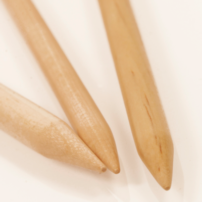 DROPS Double Pointed Needles Basic Birch Wood, 20 cm (5.5-12 mm)