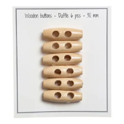 Go Handmade Duffle 30 mm, 6 pcs